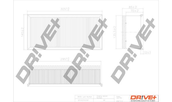 Dr!ve+ DP1110.10.0197 Air filter DP1110100197