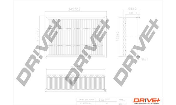 Dr!ve+ DP1110.10.0198 Air filter DP1110100198
