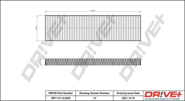 Air conditioning filter Mini Mini Paceman: DP1110120250 Dr!ve+ Cabin filter