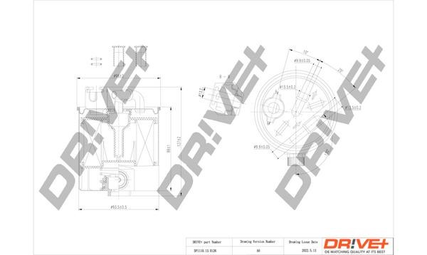 Dr!ve+ DP1110.13.0126 Fuel filter DP1110130126