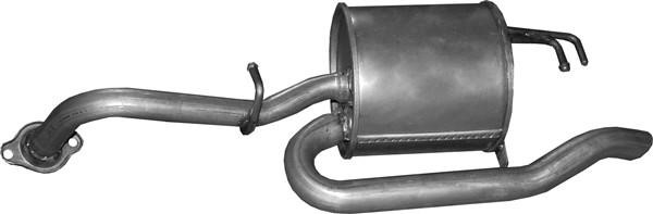 Exhaust muffler Toyota Yaris: 2639 Polmostrow End Silencer