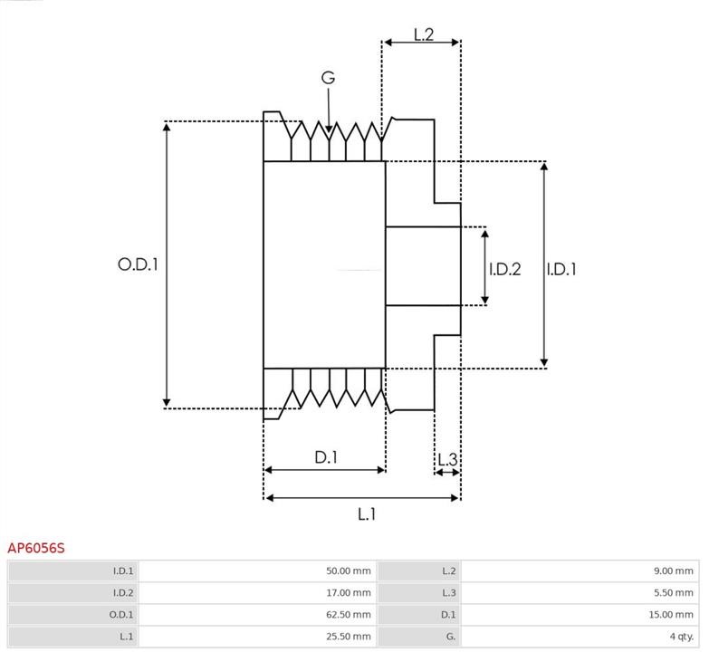 Buy AS-PL AP6056S – good price at EXIST.AE!