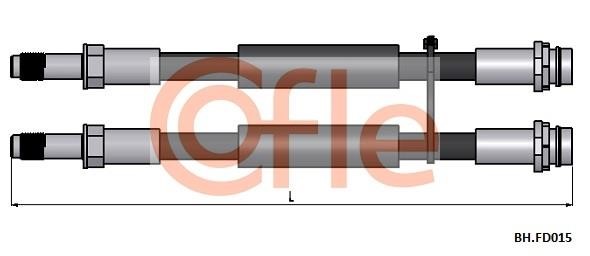 Cofle 92.BH.FD105 Brake Hose 92BHFD105