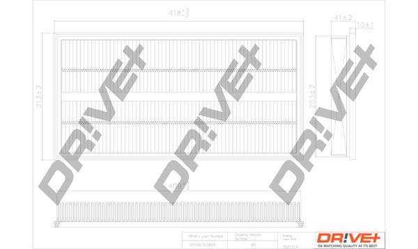 Dr!ve+ DP1110.10.0603 Air filter DP1110100603