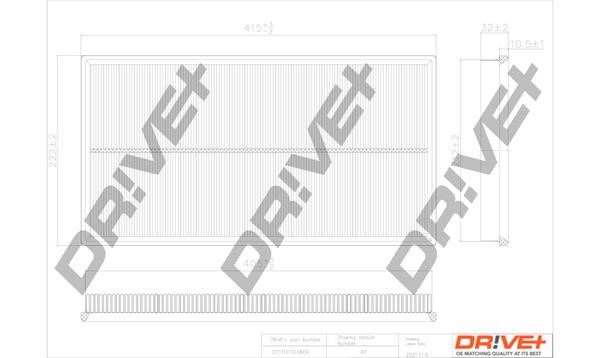 Dr!ve+ DP1110.10.0604 Air filter DP1110100604