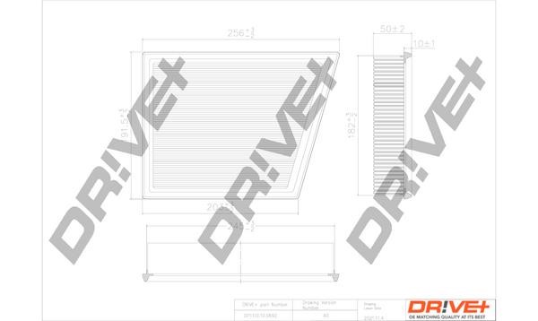 Dr!ve+ DP1110.10.0692 Air filter DP1110100692