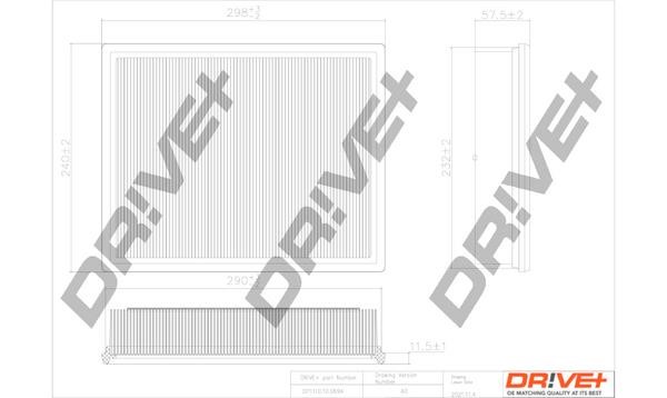 Dr!ve+ DP1110.10.0694 Air filter DP1110100694