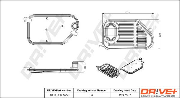 DP1110140004 Dr!ve+ Automatic transmission filter