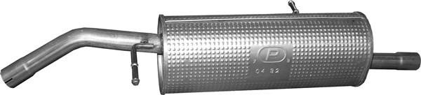 Rear exhaust silencer Citroen DS3: 0492 Polmostrow End Silencer