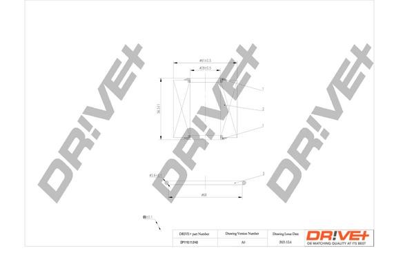 Dr!ve+ DP1110.11.0143 Oil Filter DP1110110143