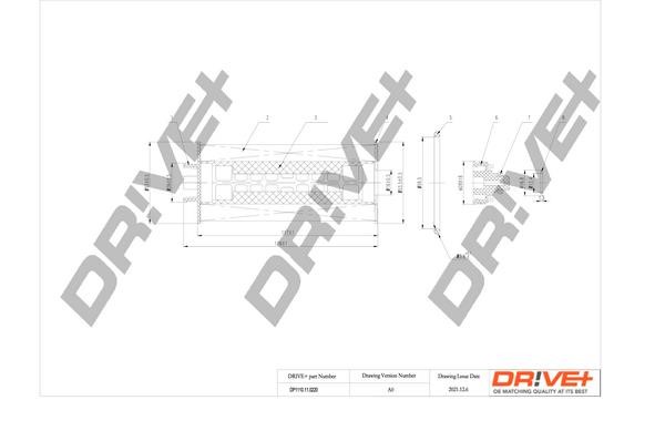 Dr!ve+ DP1110.11.0220 Oil Filter DP1110110220