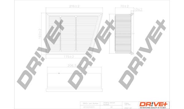 Dr!ve+ DP1110.10.0771 Air filter DP1110100771
