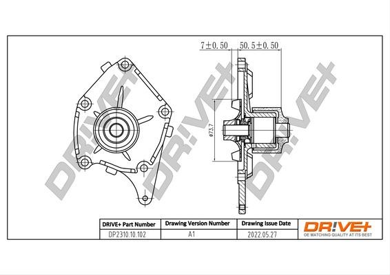 DP231010102 Dr!ve+ Water pump