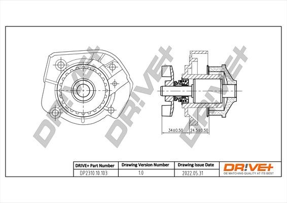 DP231010103 Dr!ve+ Water pump