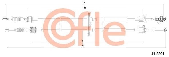 Cofle 11.3301 Cable Pull, manual transmission 113301 113301 Cofle Cable Pull, manual transmission