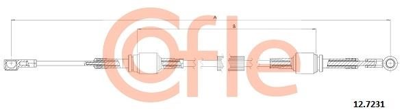 Clutch cable Fiat Stilo: 92127231 Cofle Cable Pull, manual transmission
