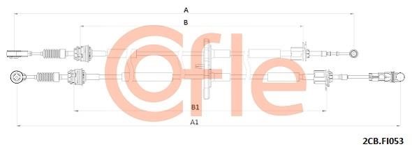 Clutch cable Lancia Ypsilon: 922CBFI053 Cofle Cable Pull, manual transmission
