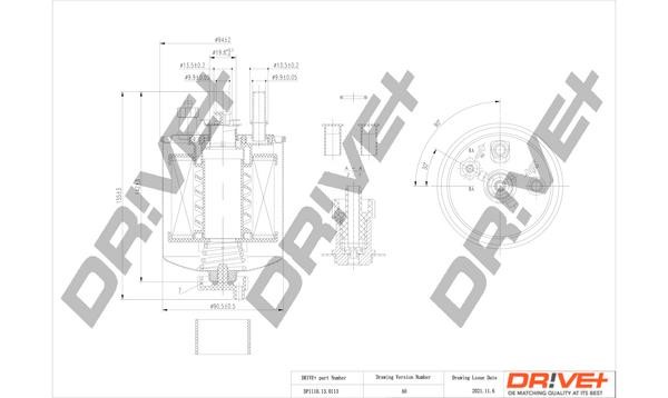 Dr!ve+ DP1110.13.0113 Fuel filter DP1110130113