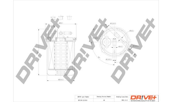 Dr!ve+ DP1110.13.0114 Fuel filter DP1110130114