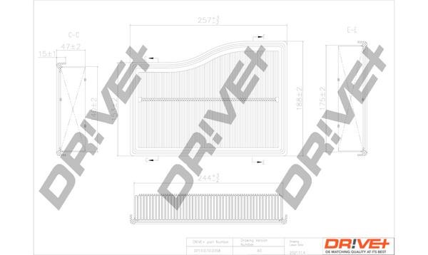 Dr!ve+ DP1110.10.0358 Air filter DP1110100358