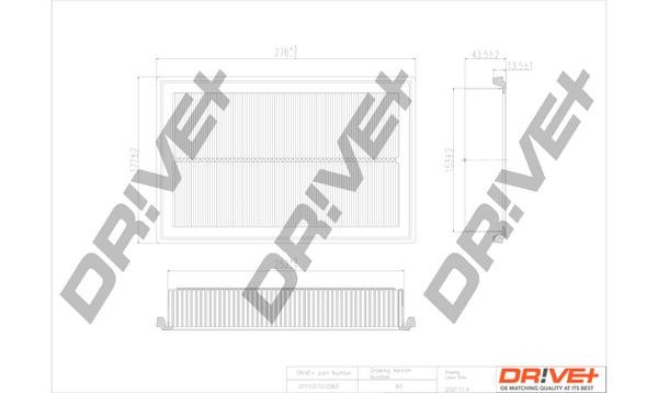 Dr!ve+ DP1110.10.0365 Air filter DP1110100365