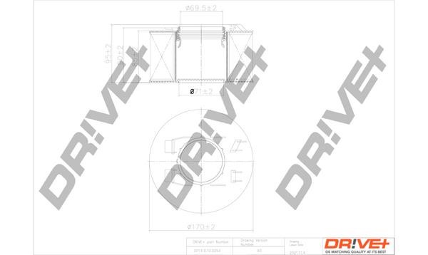 Dr!ve+ DP1110.10.0253 Air filter DP1110100253