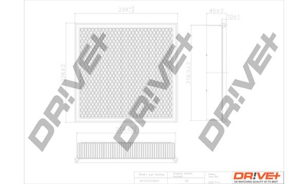 Dr!ve+ DP1110.10.0433 Air filter DP1110100433