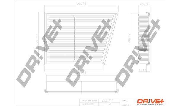 Dr!ve+ DP1110.10.0333 Air filter DP1110100333