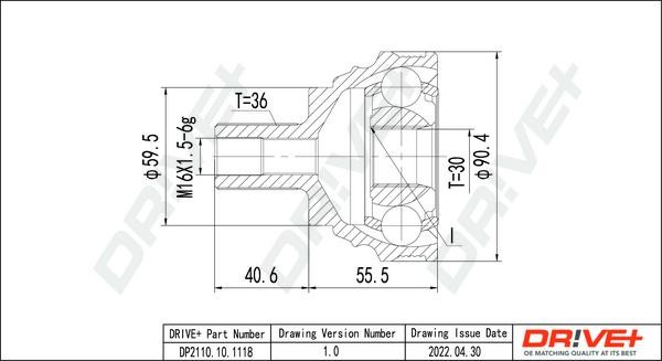 DP2110101118 Dr!ve+ CV joint