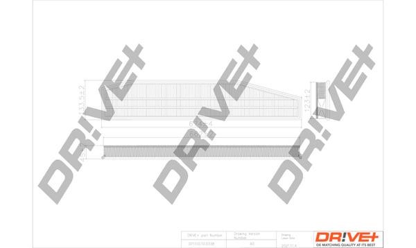 Dr!ve+ DP1110.10.0338 Air filter DP1110100338