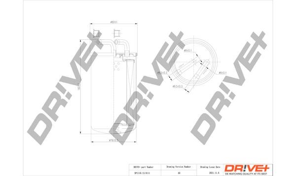 Dr!ve+ DP1110.13.0111 Fuel filter DP1110130111