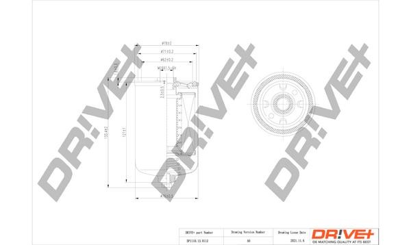 Dr!ve+ DP1110.13.0112 Fuel filter DP1110130112