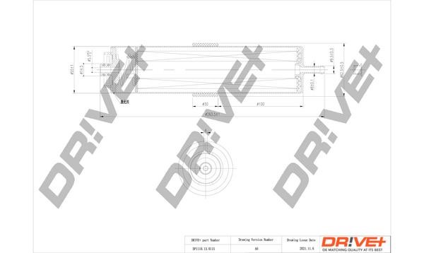 Dr!ve+ DP1110.13.0115 Fuel filter DP1110130115