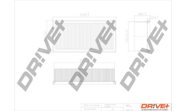 Dr!ve+ DP1110.10.0205 Air filter DP1110100205