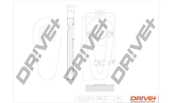Dr!ve+ DP1110.10.0257 Air filter DP1110100257