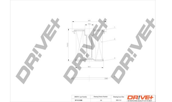 Dr!ve+ DP1110.13.0099 Fuel filter DP1110130099