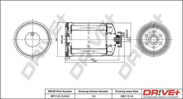 Dr!ve+ DP1110.13.0141 Fuel filter DP1110130141