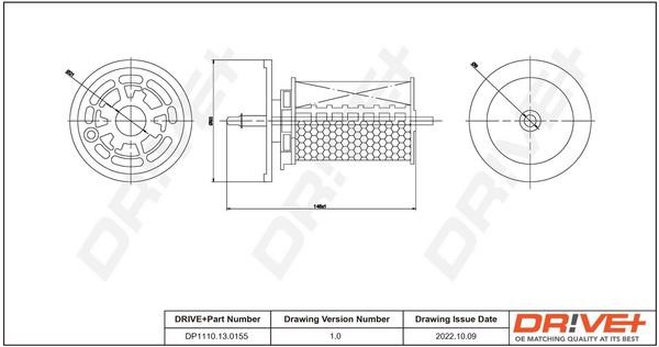 Dr!ve+ DP1110.13.0155 Fuel filter DP1110130155