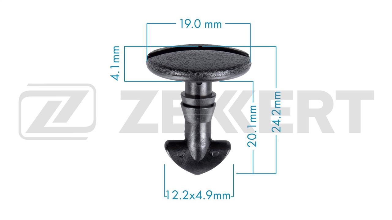 Zekkert BE-3630 Clip, trim/protective strip BE3630