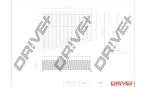 Dr!ve+ DP1110.10.0664 Air filter DP1110100664