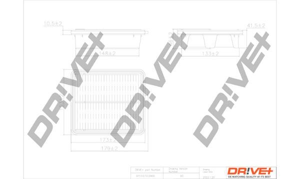 Dr!ve+ DP1110.10.0469 Air filter DP1110100469