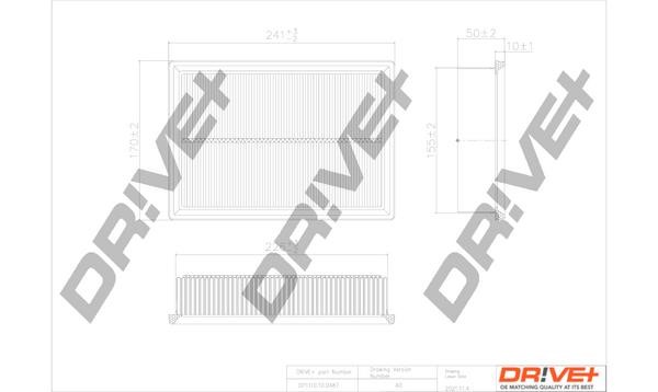 Dr!ve+ DP1110.10.0487 Air filter DP1110100487