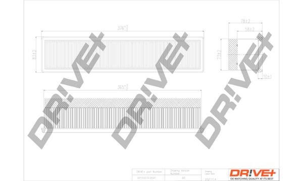 Dr!ve+ DP1110.10.0541 Air filter DP1110100541