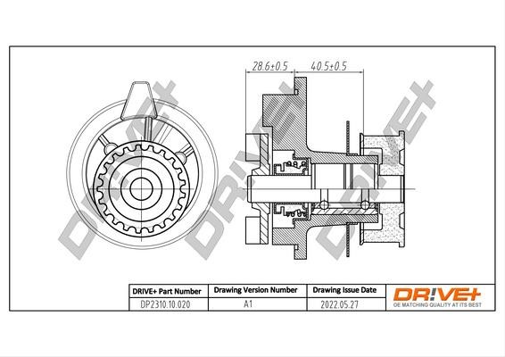 Car water pump Daewoo Espero: DP231010020 Dr!ve+ Water pump