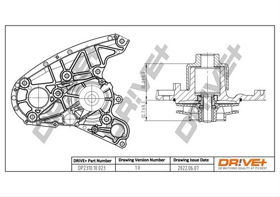 Dr!ve+ DP2310.10.023 Water pump DP231010023 DP231010023 Dr!ve+ Water pump