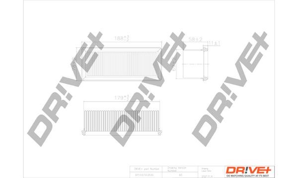 Dr!ve+ DP1110.10.0535 Air filter DP1110100535