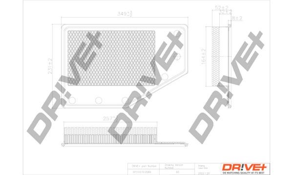 Dr!ve+ DP1110.10.0589 Air filter DP1110100589