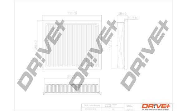 Dr!ve+ DP1110.10.0619 Air filter DP1110100619
