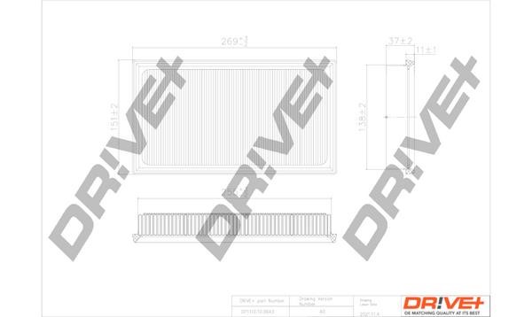 Dr!ve+ DP1110.10.0643 Air filter DP1110100643