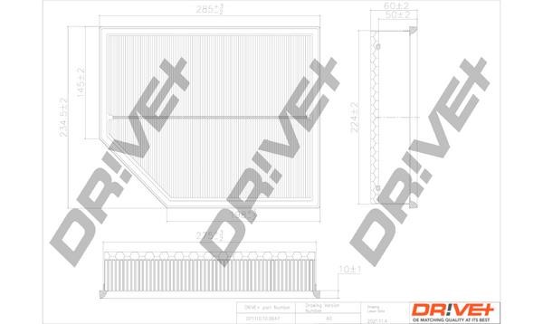 Dr!ve+ DP1110.10.0647 Air filter DP1110100647